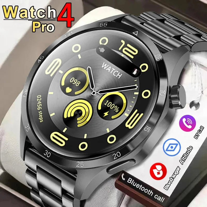 For Huawei Xiaomi GT4 Pro Smart Watch Men Women AMOLED HD Screen
